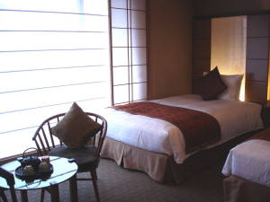 庭のホテル東京ベッド