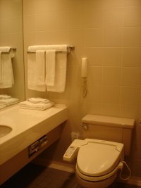神戸　西神オリエンタルホテルトイレと洗面